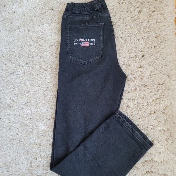 Black straight leg jeans - Picture 2 of 3